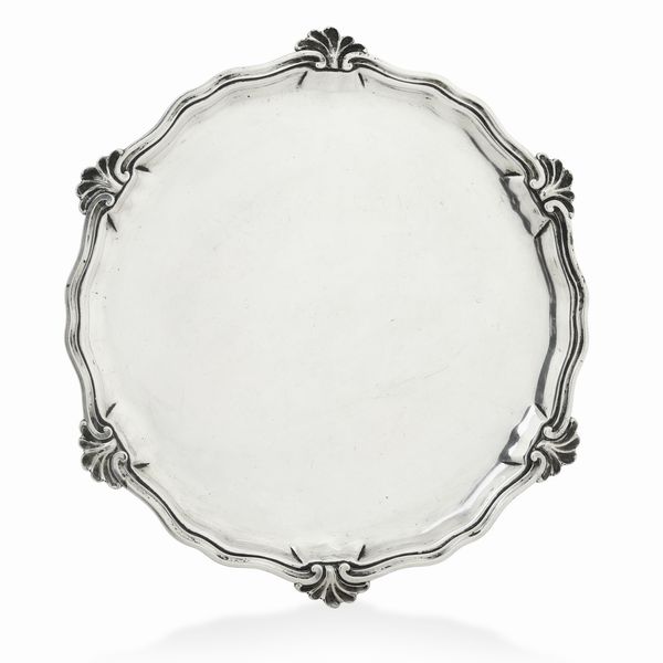 Alzata. Firenze, met del XVII secolo. Argentiere Lorenzo o Francesco Lodi  - Asta Argenti da Collezione | XX secolo - Associazione Nazionale - Case d'Asta italiane