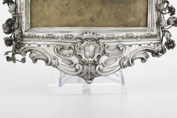 Cornice. Napoli XVIII secolo (apparentemente priva di bollatura)  - Asta Argenti da Collezione | XX secolo - Associazione Nazionale - Case d'Asta italiane