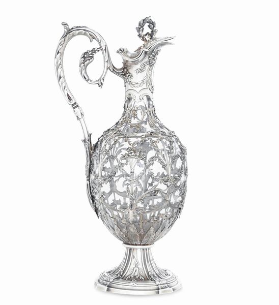 Brocca. Parigi, XIX-XX secolo. Argentiere V.Boivin  - Asta Argenti da Collezione | XX secolo - Associazione Nazionale - Case d'Asta italiane