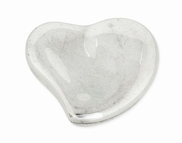Scatola a cuore. Designer Elsa Peretti per Tiffany & Co.  Italia, ultimo quarto del XX secolo, argentiere Pampaloni, Firenze.  - Asta Argenti da Collezione | XX secolo - Associazione Nazionale - Case d'Asta italiane