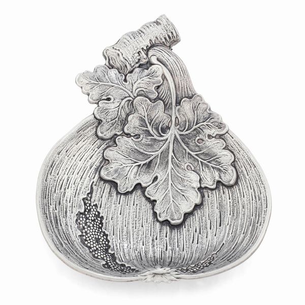 Ciotola a foggia di fico. Argentiere Clementi, Bologna per Maison Gianmaria Buccellati. Italia XX-XXI secolo  - Asta Argenti da Collezione | XX secolo - Associazione Nazionale - Case d'Asta italiane