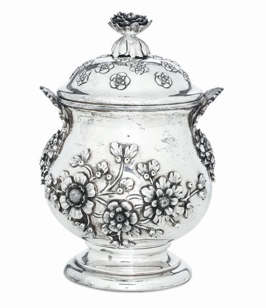 Biscottiera. Argentiere Bulzi, Milano per Tiffany & Co. Italia XX secolo  - Asta Argenti da Collezione | XX secolo - Associazione Nazionale - Case d'Asta italiane