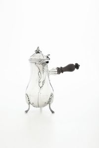 Cioccolatiera. Torino seconda met del XVIII secolo. Argentiere Giovanni Battista Giustetti (1753 - post 1802). Assaggiatore e contrassaggiatore Bartolomeo Bernardi (1778-1816)  - Asta Argenti da Collezione | XX secolo - Associazione Nazionale - Case d'Asta italiane