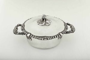 Tazza da puerpera, Torino 1853, argentiere Pietro Borrani  - Asta Argenti da Collezione | XX secolo - Associazione Nazionale - Case d'Asta italiane