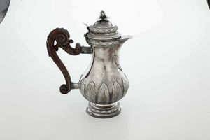 Caffettiera. Genova. Marchio della Torretta con datario (1)788  - Asta Argenti da Collezione | XX secolo - Associazione Nazionale - Case d'Asta italiane