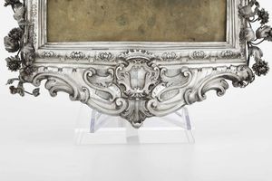 Cornice. Napoli XVIII secolo (apparentemente priva di bollatura)  - Asta Argenti da Collezione | XX secolo - Associazione Nazionale - Case d'Asta italiane
