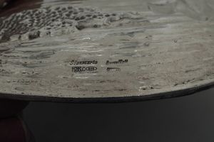 Ciotola a foggia di fico. Argentiere Clementi, Bologna per Maison Gianmaria Buccellati. Italia XX-XXI secolo  - Asta Argenti da Collezione | XX secolo - Associazione Nazionale - Case d'Asta italiane