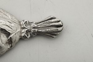 Sei cucchiai a foggia naturalistica. Argentiere Clementi, Bologna per Maison Gianmaria Buccellati. Italia XX-XXI secolo  - Asta Argenti da Collezione | XX secolo - Associazione Nazionale - Case d'Asta italiane