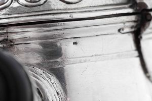 Egoiste. Francia XVIII secolo. Marchio del maestro argentiere ICR con candeliere sormontato da corona (non identificato)  - Asta Argenti da Collezione | XX secolo - Associazione Nazionale - Case d'Asta italiane