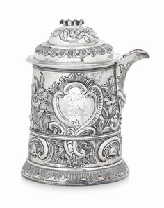 Tankard. Londra 1726, argentiere Charles Perrier  - Asta Argenti da Collezione | XX secolo - Associazione Nazionale - Case d'Asta italiane