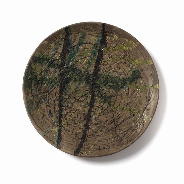 ROBERTO CRIPPA (1921-1972) & GIANNI DOVA (1925-1991) : Piatto  - Asta Asta 410 | DESIGN E ARTI DECORATIVE DEL NOVECENTO - CERAMICHE Online - Associazione Nazionale - Case d'Asta italiane