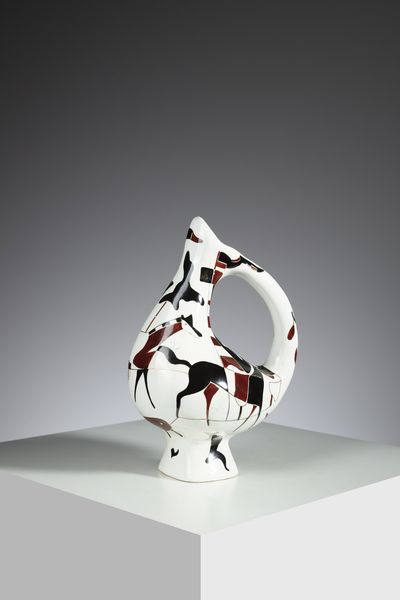 CAMPI ANTONIA (n. 1921) : Vaso C/ a decoro Palio per Societ Ceramica di Laveno  - Asta Asta 410 | DESIGN E ARTI DECORATIVE DEL NOVECENTO - CERAMICHE Online - Associazione Nazionale - Case d'Asta italiane