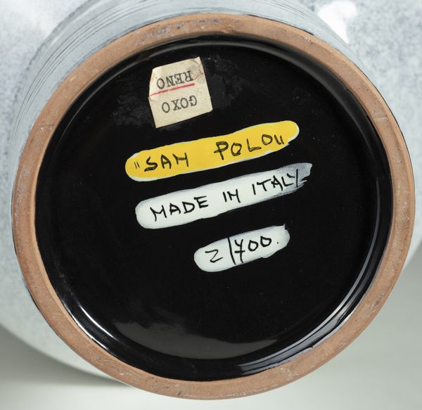 SAN POLO VENEZIA : Vaso con decoro attribuibile a Elio de Pasco  - Asta Asta 410 | DESIGN E ARTI DECORATIVE DEL NOVECENTO - CERAMICHE Online - Associazione Nazionale - Case d'Asta italiane