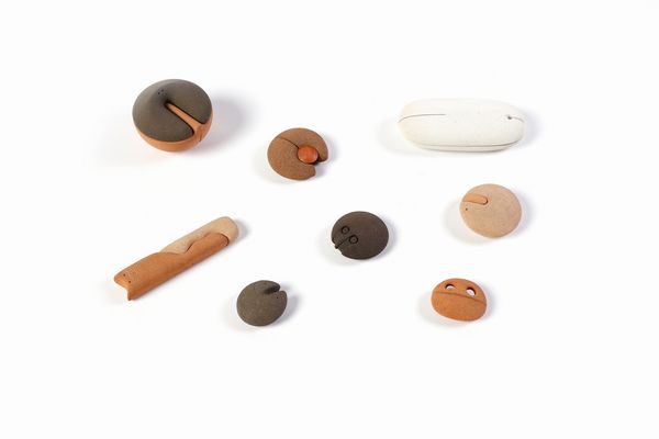 FIOR CANDIDO (n. 1942) : Otto sculture  - Asta Asta 410 | DESIGN E ARTI DECORATIVE DEL NOVECENTO - CERAMICHE Online - Associazione Nazionale - Case d'Asta italiane