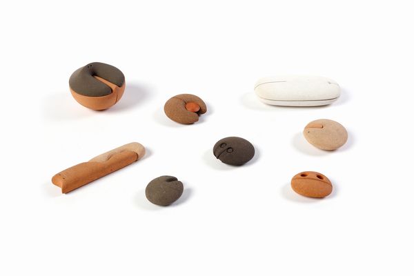 FIOR CANDIDO (n. 1942) : Otto sculture  - Asta Asta 410 | DESIGN E ARTI DECORATIVE DEL NOVECENTO - CERAMICHE Online - Associazione Nazionale - Case d'Asta italiane