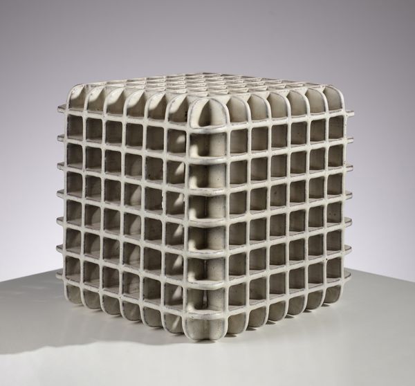 TASCA ALESSIO (1929 - 2020) : Scultura a traforo  - Asta Asta 410 | DESIGN E ARTI DECORATIVE DEL NOVECENTO - CERAMICHE Online - Associazione Nazionale - Case d'Asta italiane
