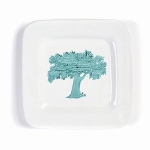 SCHIFANO MARIO (1934 - 1998) - Piatto per Fratelli Deruta