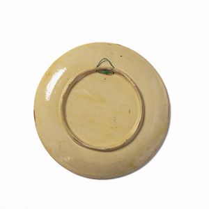 SEVERINI GINO (1883 - 1966) : Piatto a decoro futurista  - Asta Asta 410 | DESIGN E ARTI DECORATIVE DEL NOVECENTO - CERAMICHE Online - Associazione Nazionale - Case d'Asta italiane