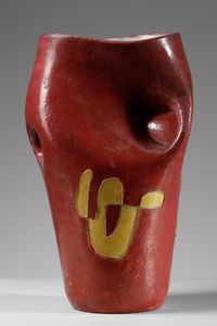 FABBRI AGENORE (1911 - 1998) : Vaso scultoreo  - Asta Asta 410 | DESIGN E ARTI DECORATIVE DEL NOVECENTO - CERAMICHE Online - Associazione Nazionale - Case d'Asta italiane