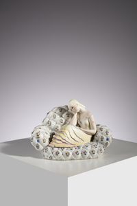 RONZAN GIOVANNI (1906 - 1974) - Donna sul divano