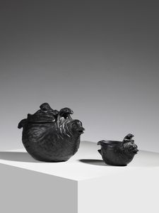 CRESPI GABRIELLA (n. 1922) - Set composto da teiera e lattiera