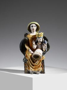 CERAMICHE DI VIETRI - Madonna con bambino