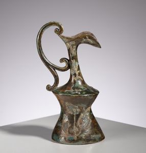 MELANDRI PIETRO  (1885 - 1976) : Piccola brocca  - Asta Asta 410 | DESIGN E ARTI DECORATIVE DEL NOVECENTO - CERAMICHE Online - Associazione Nazionale - Case d'Asta italiane