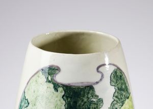 POGGI NICOLO' (1865 - 1915) : Vaso per Quaglino e Poggi  - Asta Asta 410 | DESIGN E ARTI DECORATIVE DEL NOVECENTO - CERAMICHE Online - Associazione Nazionale - Case d'Asta italiane