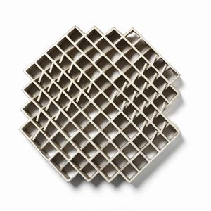 TASCA ALESSIO (1929 - 2020) : Scultura a bassorilievo ad ispirazione optical  - Asta Asta 410 | DESIGN E ARTI DECORATIVE DEL NOVECENTO - CERAMICHE Online - Associazione Nazionale - Case d'Asta italiane