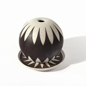 BUCCI FRANCO  (1933 - 2002) - Grande vaso per il Punto e la Bottega