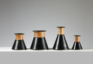 BUCCI FRANCO  (1933 - 2002) - Quattro vasi per Laboratorio Pesaro