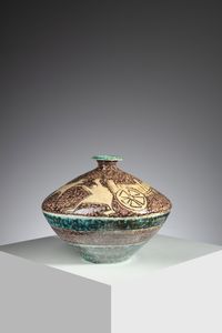 UNGANIA ANGELO (1905 - 1996) - Vaso a decoro mitologico