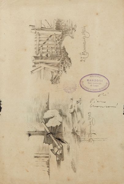 MANZONI PIERO (1933 - 1963) : Linea.  - Asta 26/06/2023 | ARTE MODERNA E CONTEMPORANEA Tradizionale - Associazione Nazionale - Case d'Asta italiane