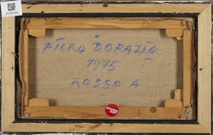 DORAZIO PIERO (1927 - 2005) : Rosso A.  - Asta 26/06/2023 | ARTE MODERNA E CONTEMPORANEA Tradizionale - Associazione Nazionale - Case d'Asta italiane