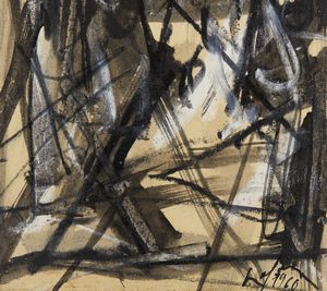 VEDOVA EMILIO (1919 - 2006) : Senza titolo.  - Asta 26/06/2023 | ARTE MODERNA E CONTEMPORANEA Tradizionale - Associazione Nazionale - Case d'Asta italiane