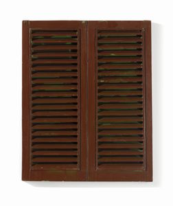 FESTA TANO (1938 - 1988) - Senza titolo.(Persiana marrone).