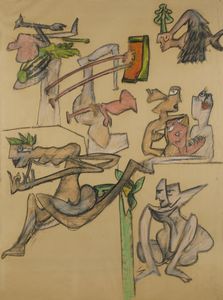 MATTA ROBERTO SEBASTIAN ANTONIO (1911 - 2002) : Energenio.  - Asta 26/06/2023 | ARTE MODERNA E CONTEMPORANEA Tradizionale - Associazione Nazionale - Case d'Asta italiane