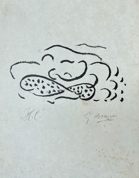 BRAQUE GEORGES (1882 - 1963) : Dalla suite 'Si je mourais l-bas'.  - Asta Asta 413 | GRAFICA MODERNA, FOTOGRAFIA E MULTIPLI D'AUTORE Online - Associazione Nazionale - Case d'Asta italiane