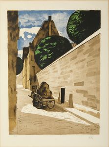 MAN RAY  (1890 - 1976) - Rue Ferrou.