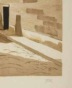 MAN RAY  (1890 - 1976) : Rue Ferrou.  - Asta Asta 413 | GRAFICA MODERNA, FOTOGRAFIA E MULTIPLI D'AUTORE Online - Associazione Nazionale - Case d'Asta italiane