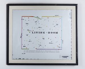 ARAKAWA SHUSAKU (1936 - 2010) - Living room.