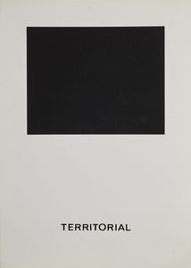 AGNETTI  VINCENZO  (1926 - 1981) - Territorial dalla cartella 'Spazio perduto e spazio costruito', Plate B.
