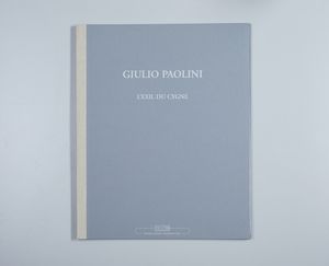 PAOLINI GIULIO (n. 1940) - L'exil du cigne.