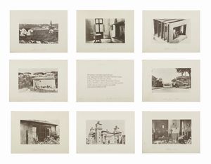 PAOLINI GIULIO (n. 1940) - Cartella contenente 8  fotolitografie. Museo.