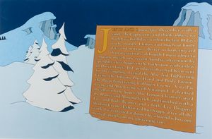 LARRY JOHNSON (n. 1959) - Untitled (Jesus+I).