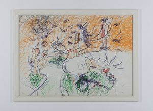 MATTA ROBERTO SEBASTIAN ANTONIO (1911 - 2002) : Dalla cartella Esoterica: haec fabula proponitur.  - Asta Asta 413 | GRAFICA MODERNA, FOTOGRAFIA E MULTIPLI D'AUTORE Online - Associazione Nazionale - Case d'Asta italiane