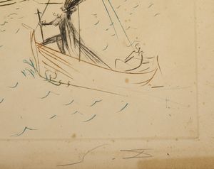 DALI' SALVADOR (1904 - 1989) : Tristan et Iseult - The Fight with Morhoult..  - Asta Asta 413 | GRAFICA MODERNA, FOTOGRAFIA E MULTIPLI D'AUTORE Online - Associazione Nazionale - Case d'Asta italiane