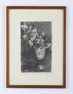 BARTOLINI LUIGI (1892 - 1963) : Il mazzetto.  - Asta Asta 413 | GRAFICA MODERNA, FOTOGRAFIA E MULTIPLI D'AUTORE Online - Associazione Nazionale - Case d'Asta italiane