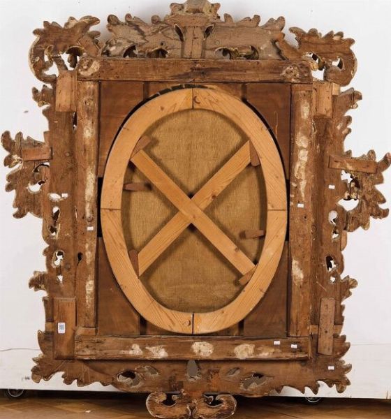 Scuola parmense della seconda met del XVIII secolo<BR>La cornice misura h. 155 e l. 142 Ritratto di gentildonna con il figlio  - Asta Old Masters - Associazione Nazionale - Case d'Asta italiane