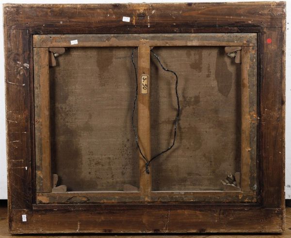 Giuseppe Zais : Paesaggio con ponte e pastori  - Asta Old Masters - Associazione Nazionale - Case d'Asta italiane